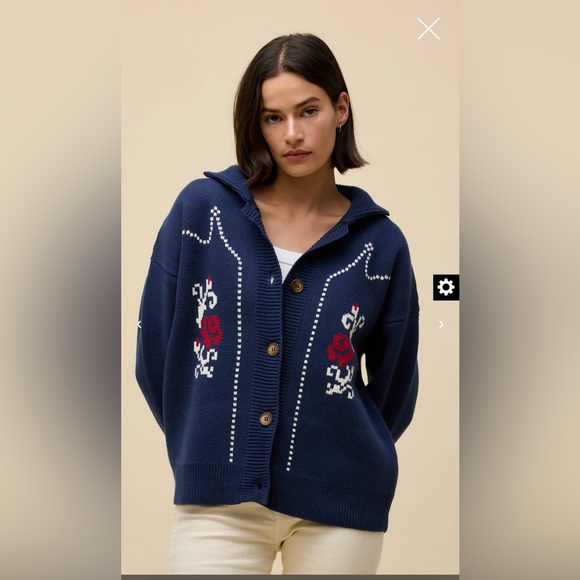 Daydreamer LA Heritage Knit Cardigan M - Picture 3 of 3